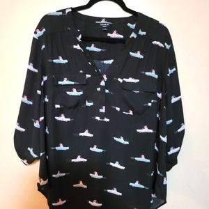 Torrid Harper Henley Dogs in Cadillacs Driving Classic Cars on Black